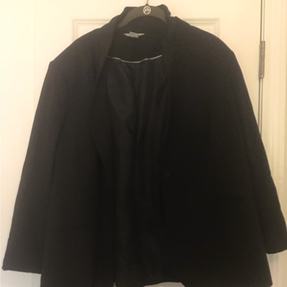 Liz Claiborne black blazer vest, size 18